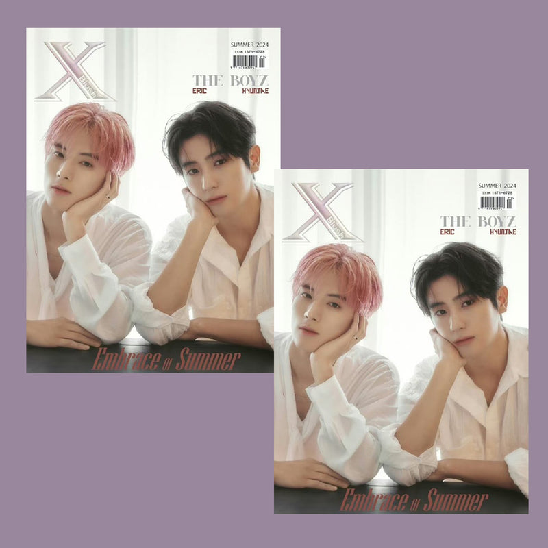 9/23まで★増刷決定予約販売★特典あり 【XBlush with HYUNJAE&ERIC】特集 表紙 XBlush  Magazine THE BOYZ ノベルティ付 正規品 3カバー 【中国雑誌】